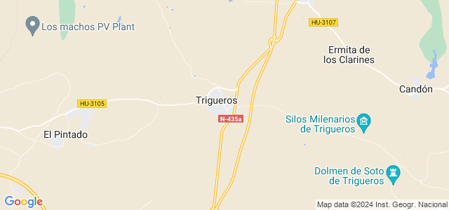 Mapa de Trigueros