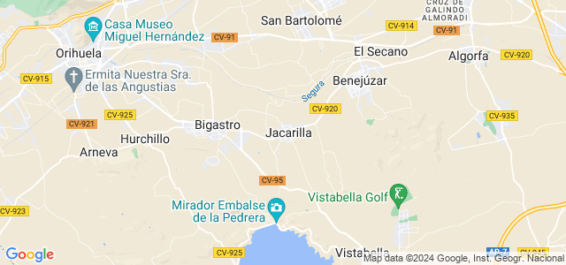 Mapa de Jacarilla