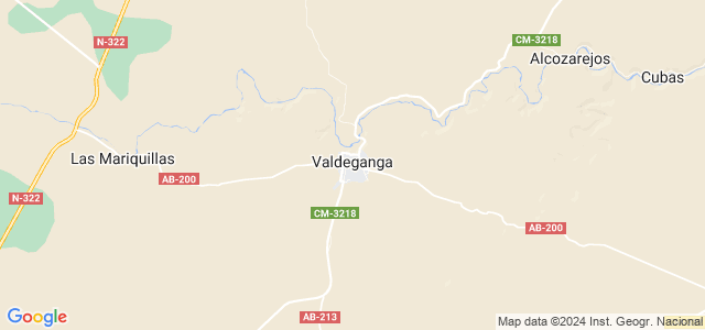 Mapa de Valdeganga