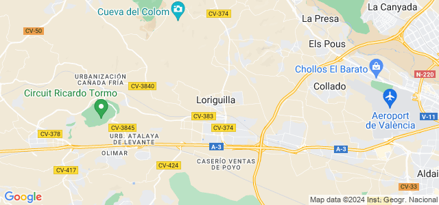Mapa de Loriguilla