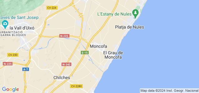 Mapa de Moncofa