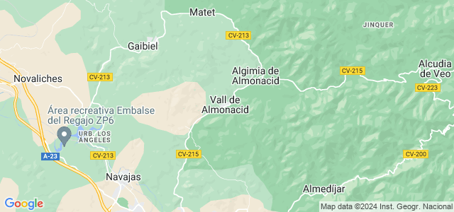 Mapa de Vall de Almonacid