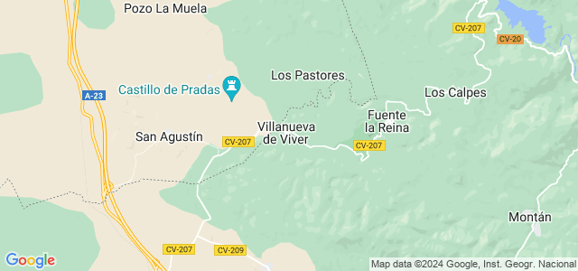 Mapa de Villanueva de Viver