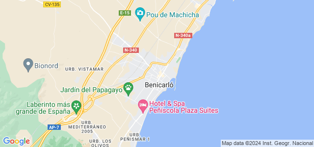 Mapa de Benicarló