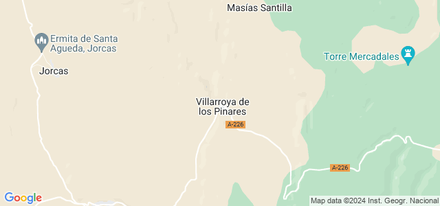 Mapa de Villarroya de los Pinares