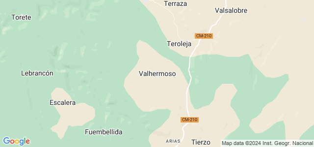 Mapa de Valhermoso