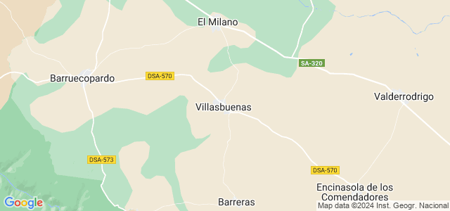 Mapa de Villasbuenas