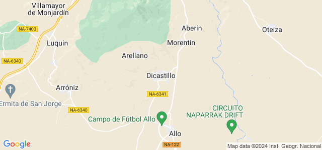 Mapa de Dicastillo