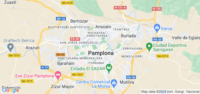 Mapa de Pamplona - Iruña