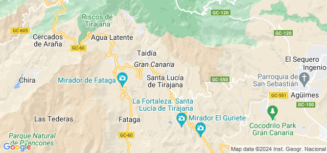 Mapa de Santa Lucía de Tirajana