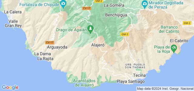 Mapa de Alajeró