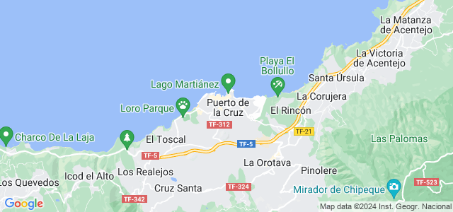 Mapa de Puerto de la Cruz