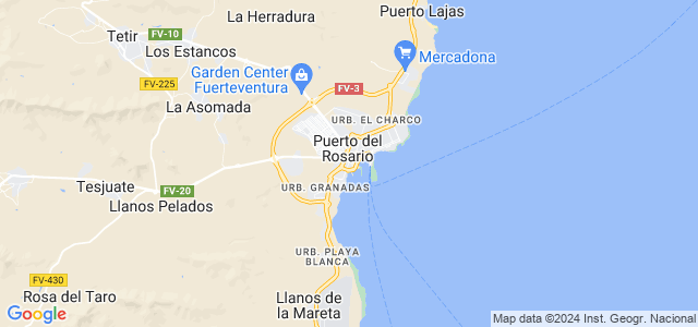 Mapa de Puerto del Rosario