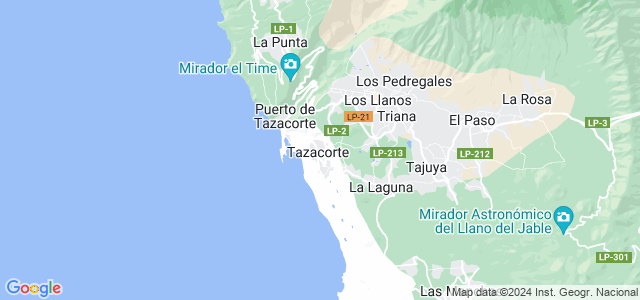Mapa de Tazacorte