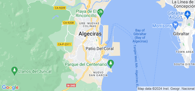 Mapa de Algeciras