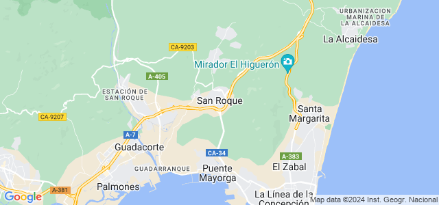 Mapa de San Roque