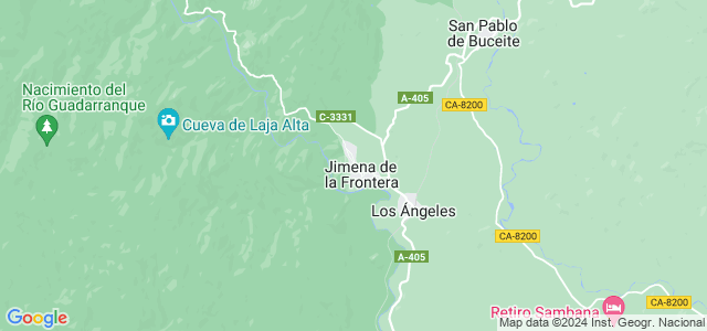 Mapa de Jimena de la Frontera