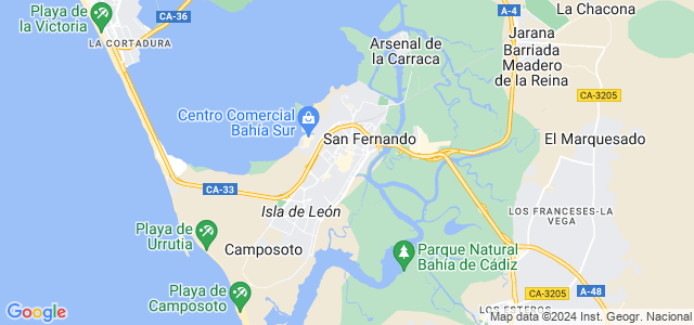 Mapa de San Fernando