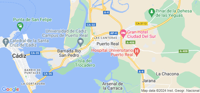 Mapa de Puerto Real