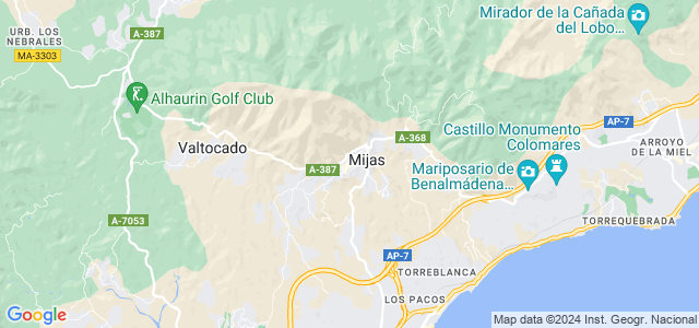 Mapa de Mijas