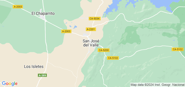 Mapa de San José del Valle