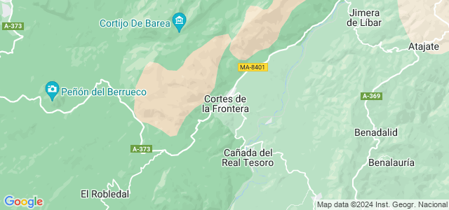 Mapa de Cortes de la Frontera