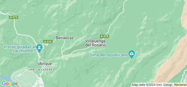 Mapa de Villaluenga del Rosario