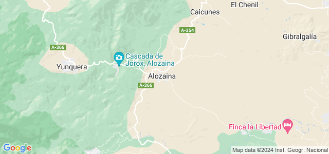Mapa de Alozaina