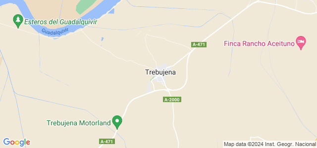 Mapa de Trebujena