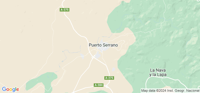 Mapa de Puerto Serrano