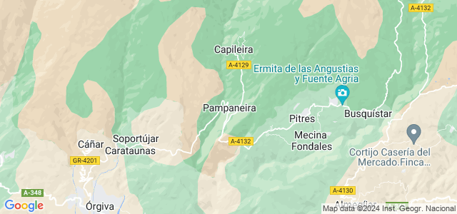 Mapa de Pampaneira