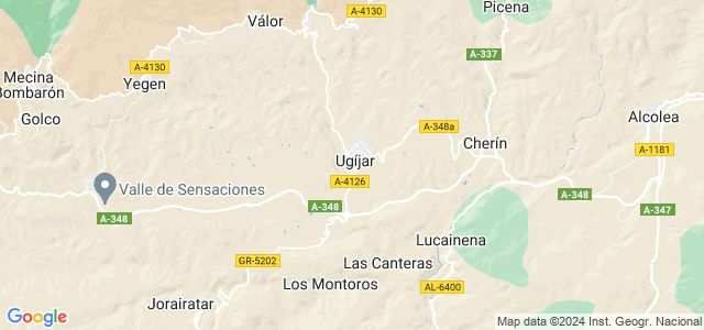 Mapa de Ugíjar