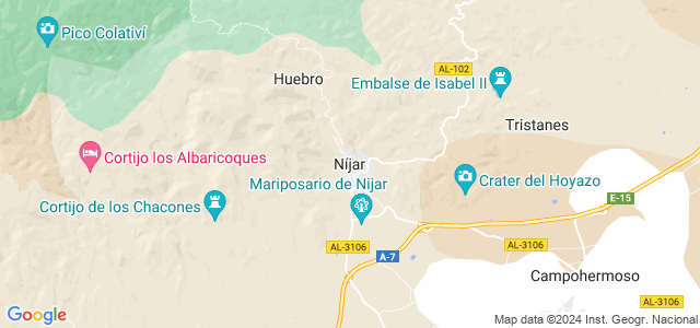 Mapa de Níjar