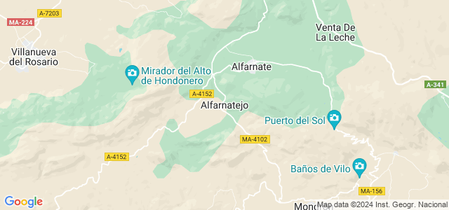 Mapa de Alfarnatejo