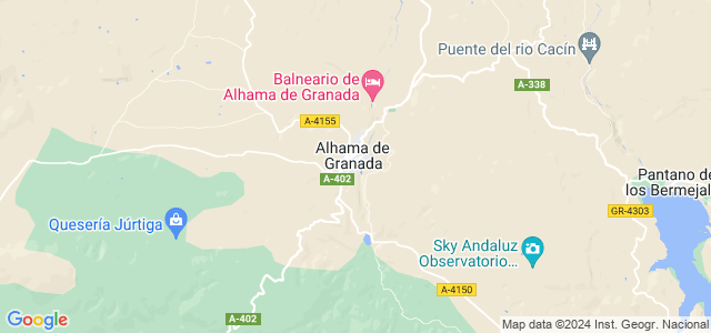 Mapa de Alhama de Granada