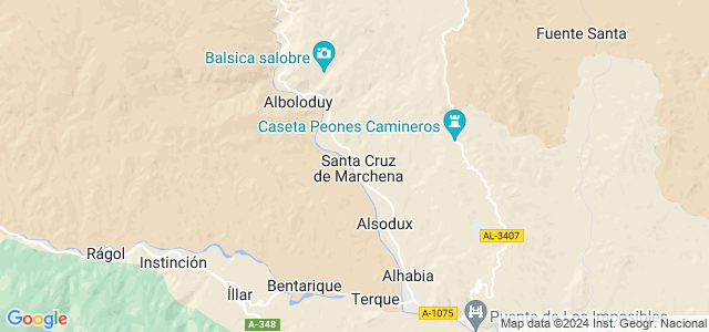 Mapa de Santa Cruz de Marchena