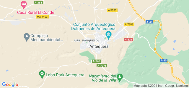 Mapa de Antequera
