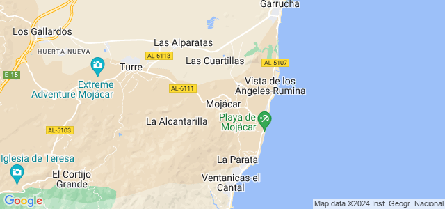 Mapa de Mojácar