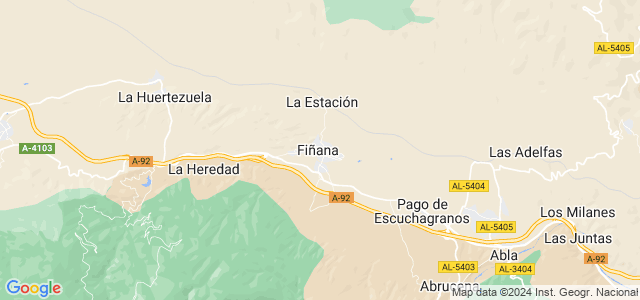 Mapa de Fiñana
