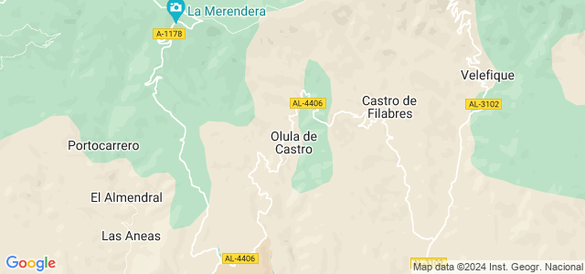 Mapa de Olula de Castro
