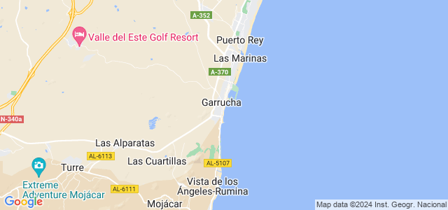Mapa de Garrucha