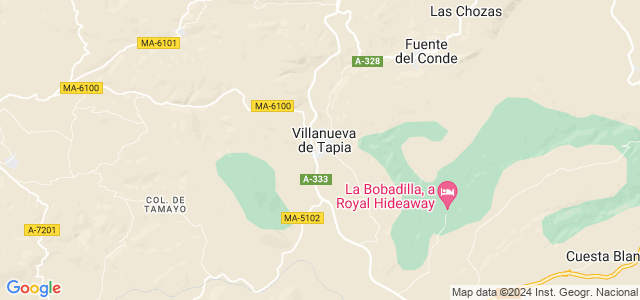 Mapa de Villanueva de Tapia