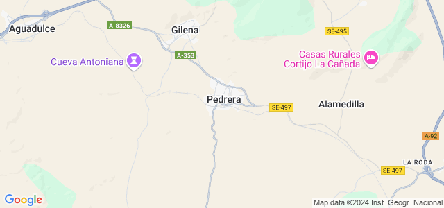 Mapa de Pedrera