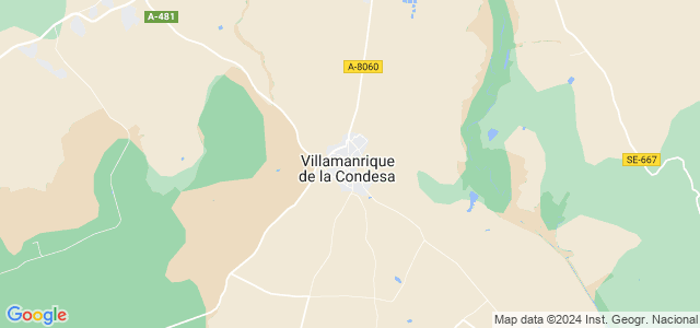 Mapa de Villamanrique de la Condesa