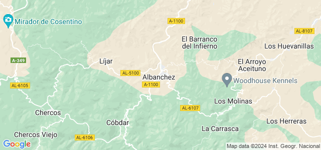 Mapa de Albánchez