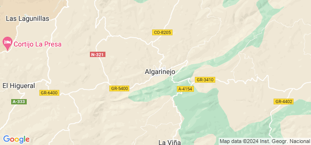 Mapa de Algarinejo