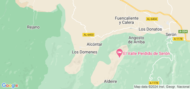 Mapa de Alcóntar
