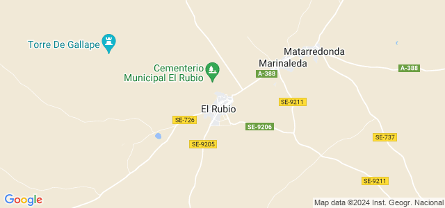Mapa de Rubio