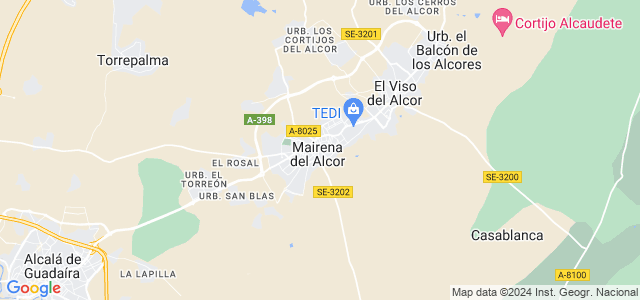Mapa de Mairena del Alcor