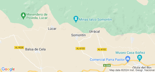 Mapa de Somontín